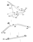 Handlebar, lat bar and leg press bar