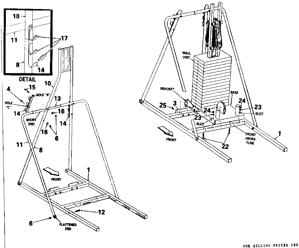 FRAME ASSEMBLY-HARDWARE