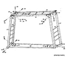 Sears 72589 ladder assembly diagram