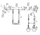 Sears 72589 top bar and play accessories diagram