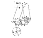 Blazon 300016 lawn swing assembly diagram