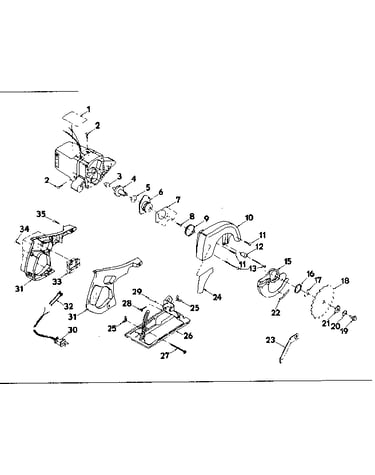 Base and blade assembly