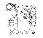 Kenmore 1162743586 hose and attachment diagram