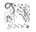 Kenmore 1162645286 hose and attachment parts diagram