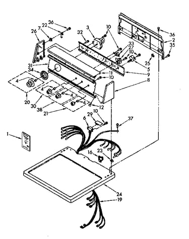 Top and console parts