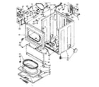Kenmore 11086781600 cabinet parts diagram