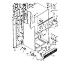 Kenmore 1068682360 cabinet parts diagram