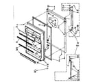 Kenmore 1068682360 refrigerator door parts diagram