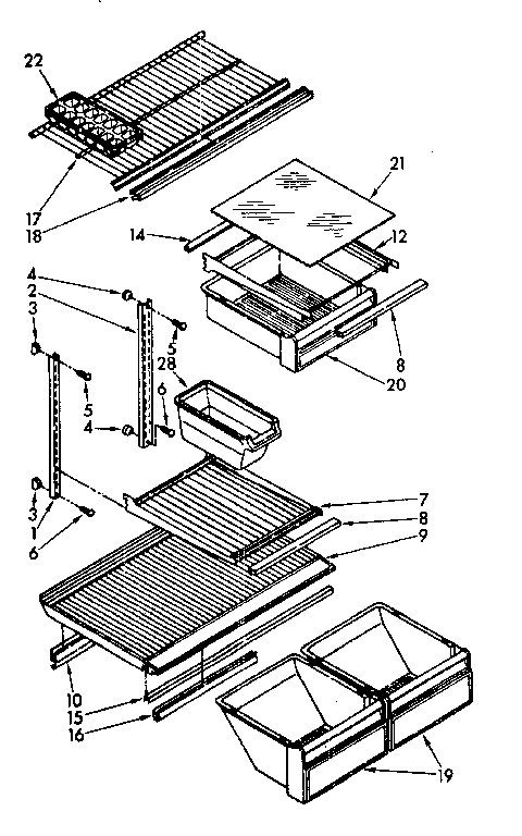 Shelf parts