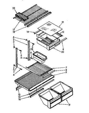 Shelf parts