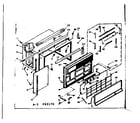 Kenmore 10665170 cabinet parts diagram