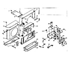 Kenmore 10665170 air flow parts diagram