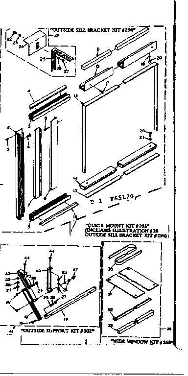 Accessory kit parts