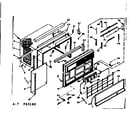 Kenmore 10665180 cabinet parts diagram