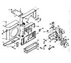 Kenmore 10665180 air flow parts diagram