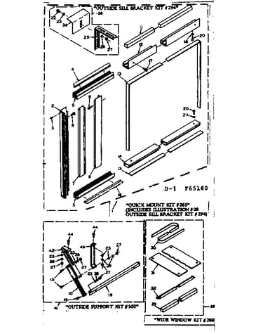 Accessory kit parts