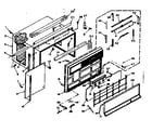 Kenmore 10665210 cabinet parts diagram