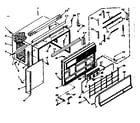 Kenmore 10665211 cabinet parts diagram