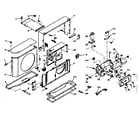 Kenmore 10665211 air flow parts diagram