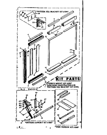 Kit parts