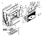 Kenmore 10665621 cabinet parts diagram