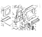 Kenmore 10665621 air flow parts diagram