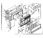 Kenmore 10665760 cabinet parts diagram