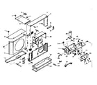 Kenmore 10665760 air flow parts diagram