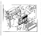 Kenmore 10665770 cabinet parts diagram
