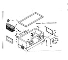 Kenmore 106615120 cabinet parts diagram