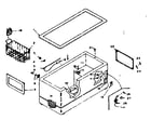 Kenmore 198615130 cabinet parts diagram