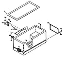 Kenmore 198615200 cabinet parts diagram