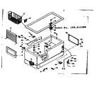 Kenmore 198615220 cabinet parts diagram