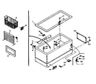 Kenmore 198615420 cabinet parts diagram