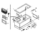 Kenmore 198615450 cabinet parts diagram