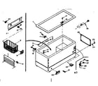 Kenmore 198615460 cabinet parts diagram