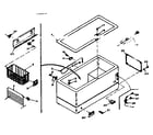 Kenmore 198615470 cabinet parts diagram
