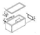 Kenmore 1986410220 cabinet parts diagram