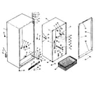 Kenmore 2536223150 cabinet parts diagram