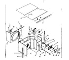 Kenmore 25364900 electrical system & air handling parts diagram