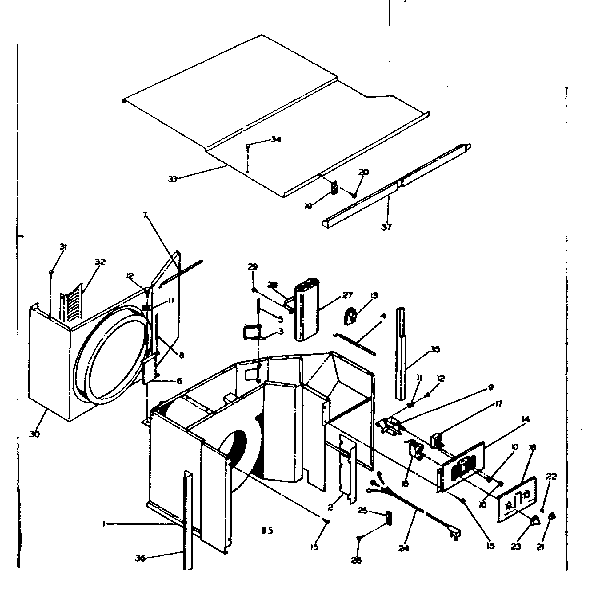 Electrical system & air handling parts