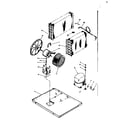 Kenmore 25364900 refrigeration system & air handling diagram