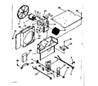 Kenmore 25365050 electrical system & air handling parts diagram