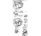Kenmore 58711500 cabinet parts diagram