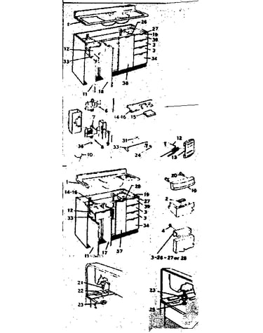 Cabinet parts