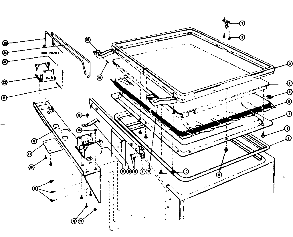 Lid and hinge details