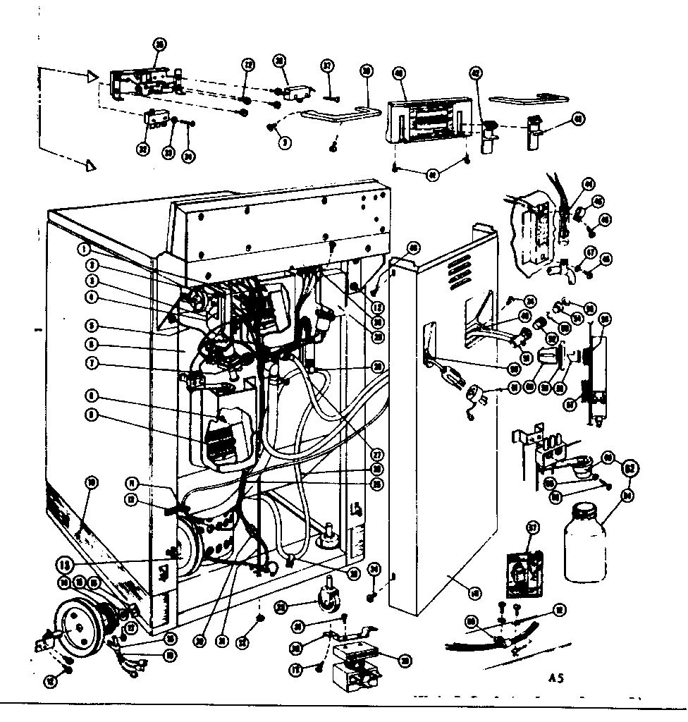 Frame and tub details