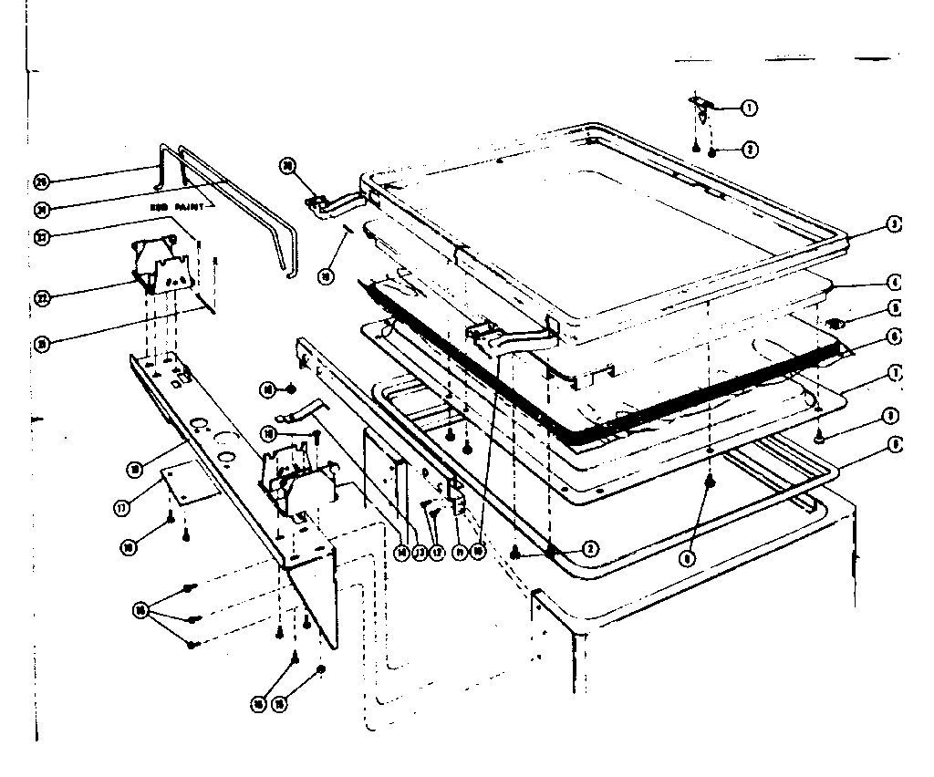 Lid and hinge details