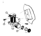 Kenmore 58765640 water inlet valve assembly diagram