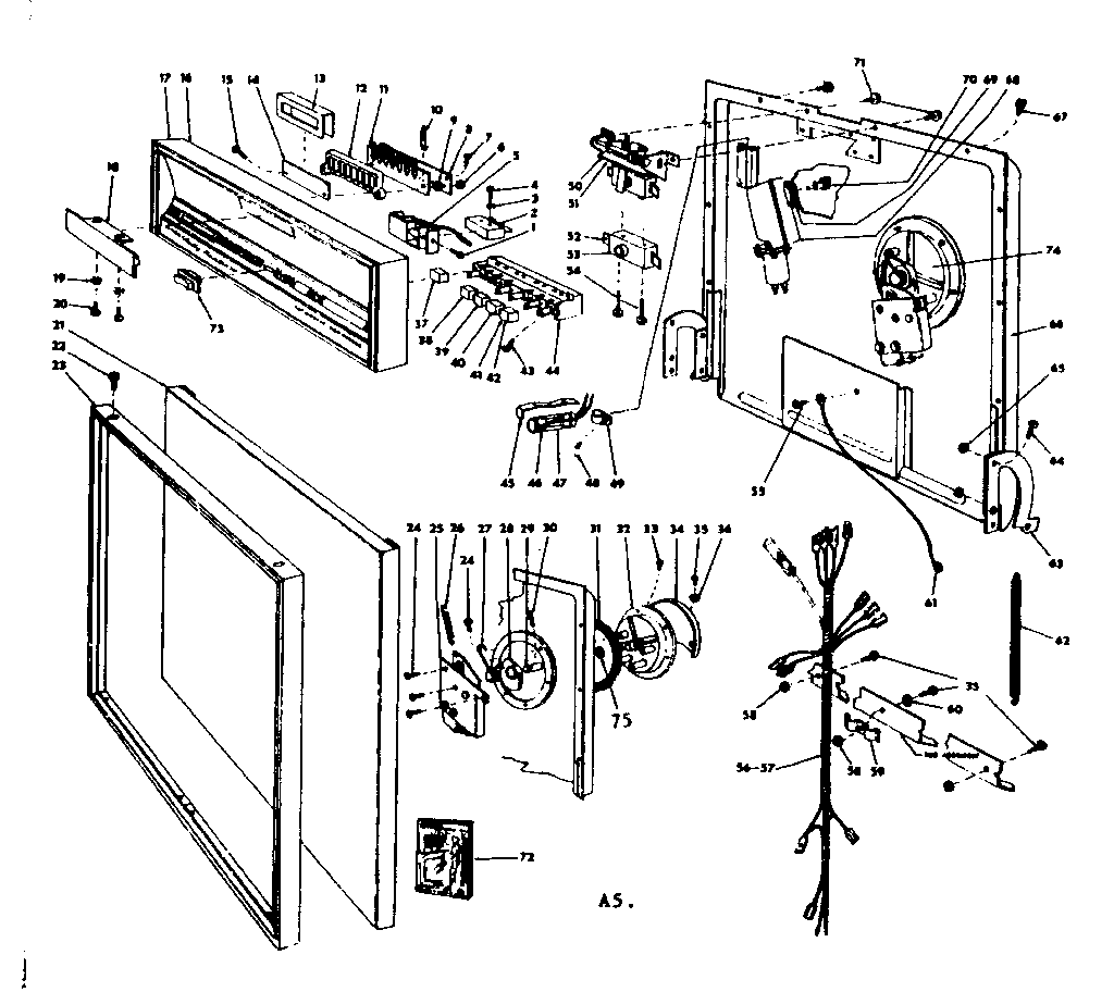 Control panel and door details